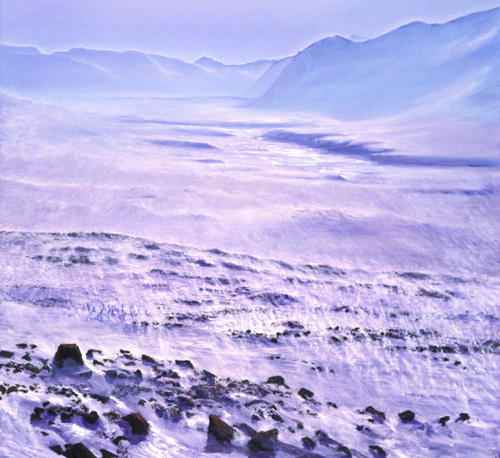  David Rosenthal Oil Painting Cordova Alaska, North wind Anuktuvuk Pass Alaska Brooks Range image